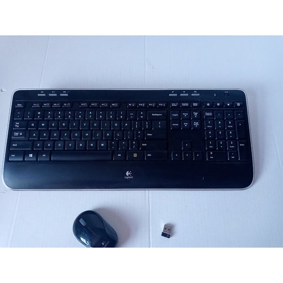 Logitech MK520 Advanced Wireless Keyboard & Mouse Combo K520 M187 Set - Picture 11 of 16